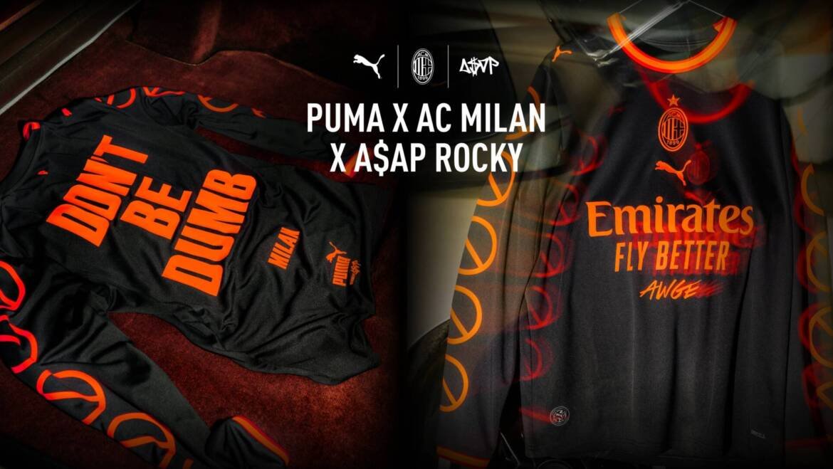 AC MILAN TEAMS UP WITH PUMA AND A$AP ROCKY FOR NEW LIMITED-EDITION JERSEY