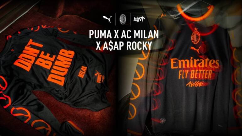 AC MILAN TEAMS UP WITH PUMA AND A$AP ROCKY FOR NEW LIMITED-EDITION JERSEY